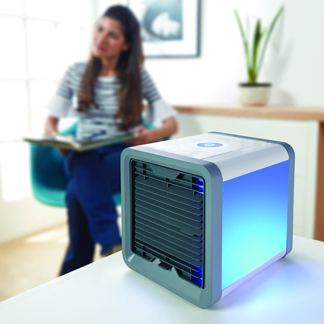 Aire acondicionado enfriador y humidificador con luces Led externas