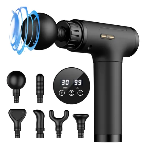 Massage Gun Masajeador Muscular Eléctrico Pistola Calor Frio Color Gun