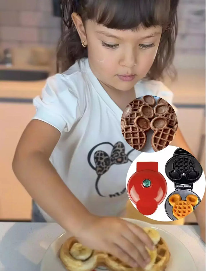Máquina Mini Wafflera Mickey