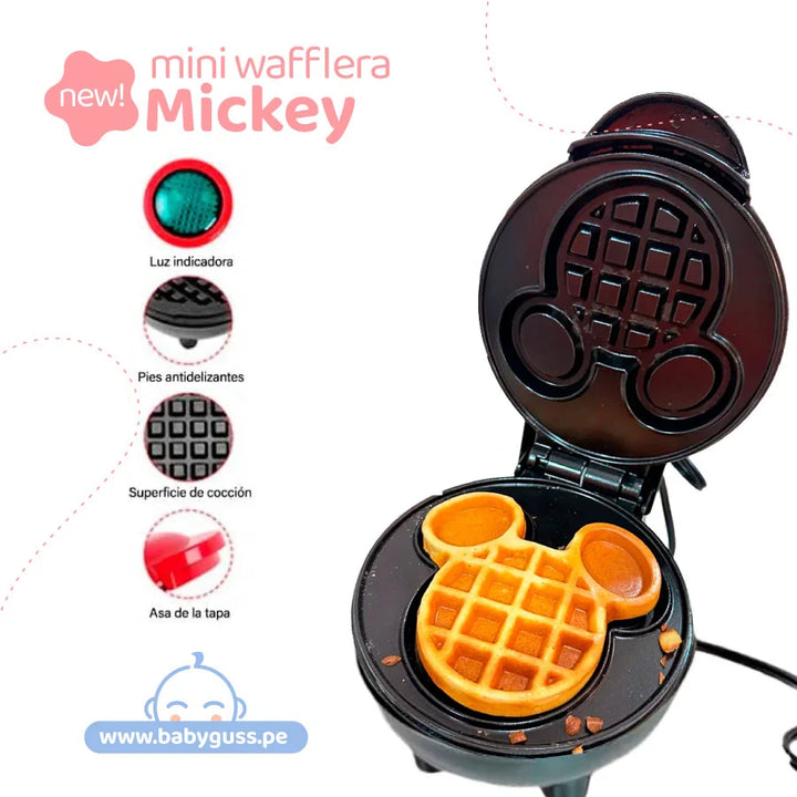 Máquina Mini Wafflera Mickey